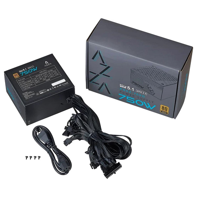 Блок живлення Azza PSAZ-750G ATX 750W (ATX3.1)
