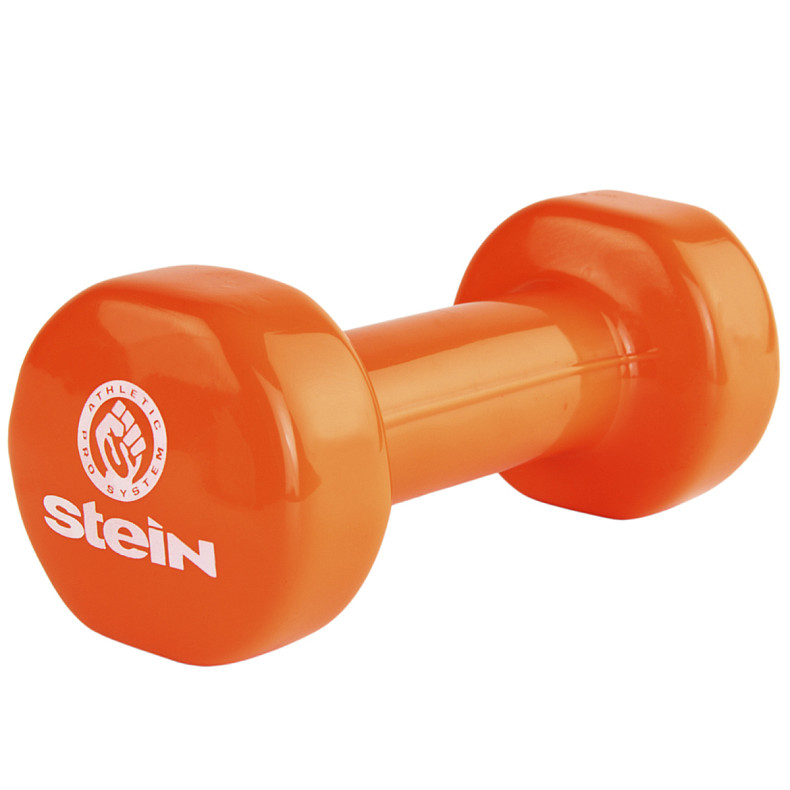 Гантель виниловая Stein 2.5 кг / шт/ оранжевая