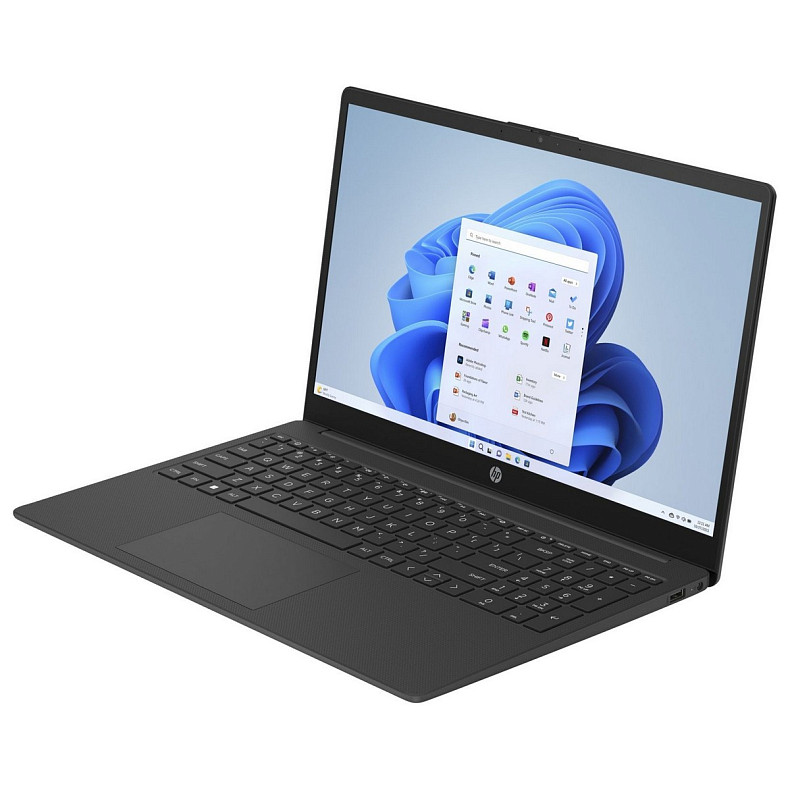 Ноутбук HP 15-fc0096ru 15.6" FHD IPS AG, AMD R3-7320U, 8GB, F512GB, UMA, DOS, черный