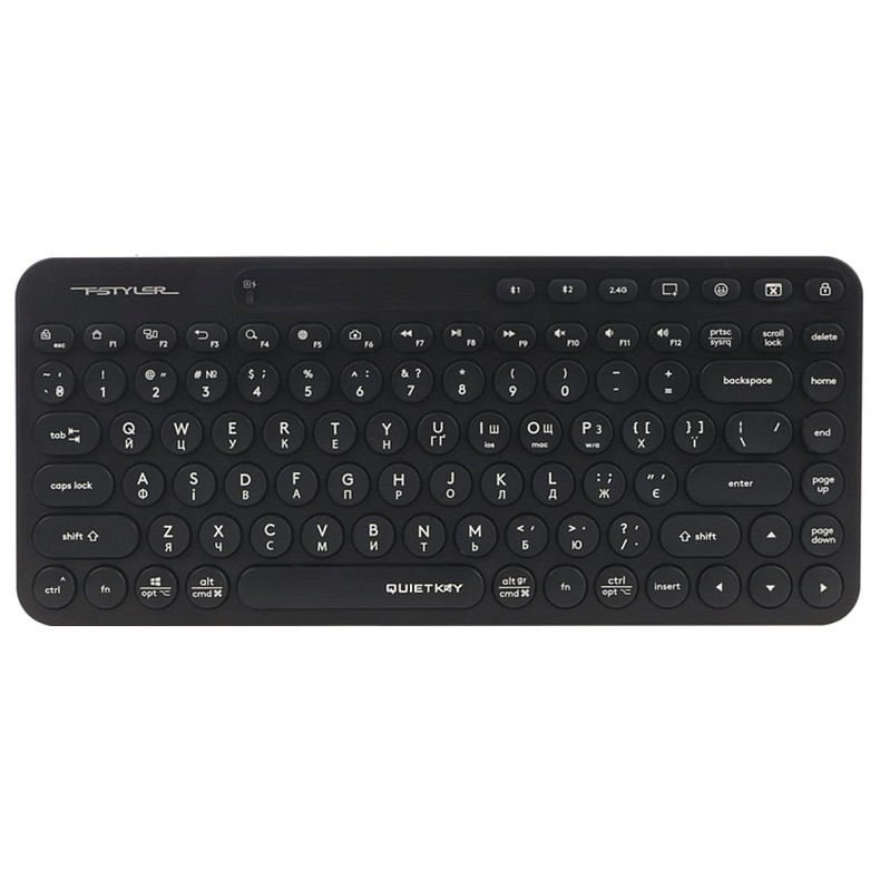 Клавіатура A4Tech Fstyler FBK36C AS, quiet key (Black)