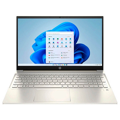 Ноутбук HP Pavilion 15-eh1057ua 15.6" FHD IPS AG, AMD R5-5500U, 16GB, F512GB, UMA, Win11, золотистий (826M1EA)