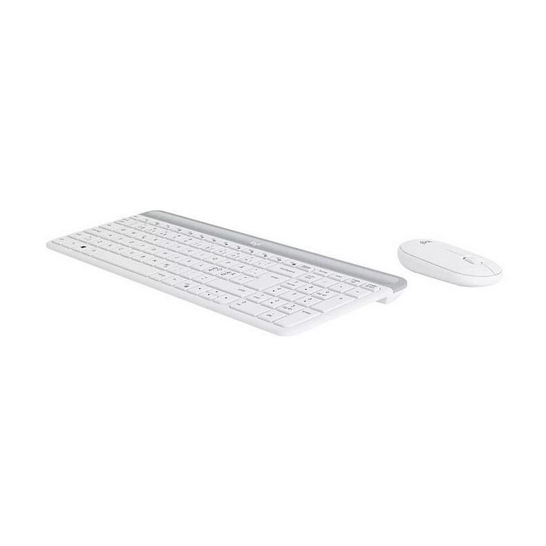 Комплект (клавиатура, мышь) беспроводной Logitech MK470 White USB (920-009205)