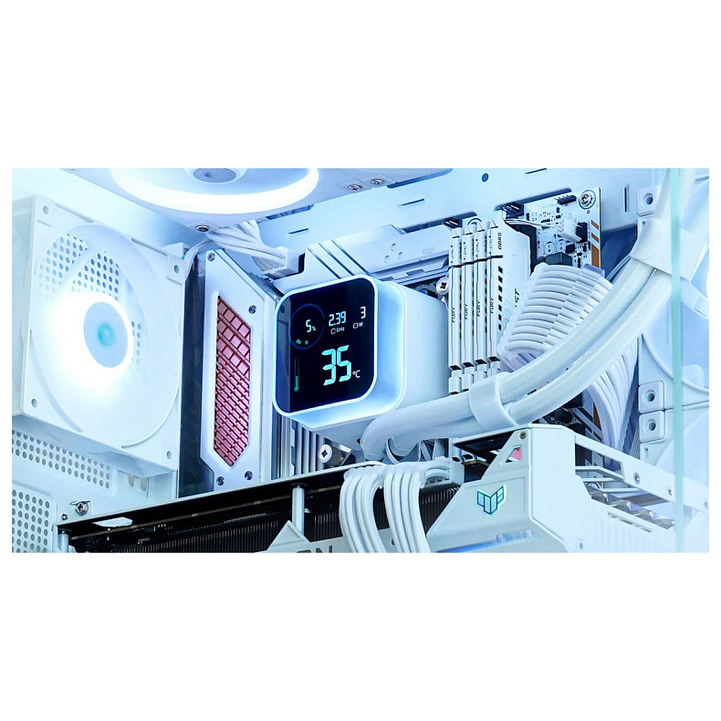Система водяного охлаждения DeepCool LQ360 Ultra ARGB WH (R-LQ360-WHASMC-G-1)