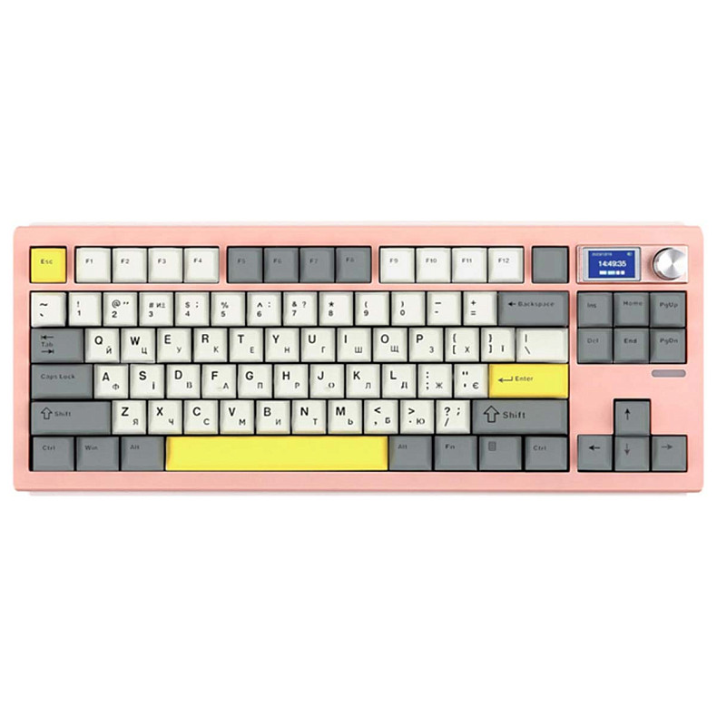 Клавиатура EPOMAKER Shadow-S Wisteria Linear Pink (SHS-P-WL)