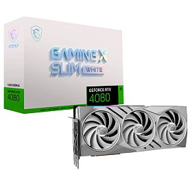 Відеокарта MSI GeForce RTX 4080 16GB GDDR6X GAMING X SLIM WHITE (912-V511-201)