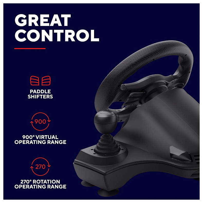 Кермо і педалі Trust GXT 289 Movi для PC/PS4/Xbox/Nintendo (25122_TRUST)