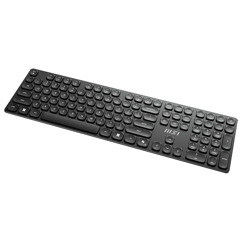 Комплект беспроводной MSI K210 мышка и клавиатура, черный