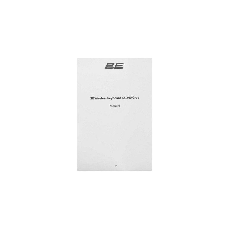 Клавіатура 2E KS240 WL BT Gray (2E-KS240WG)
