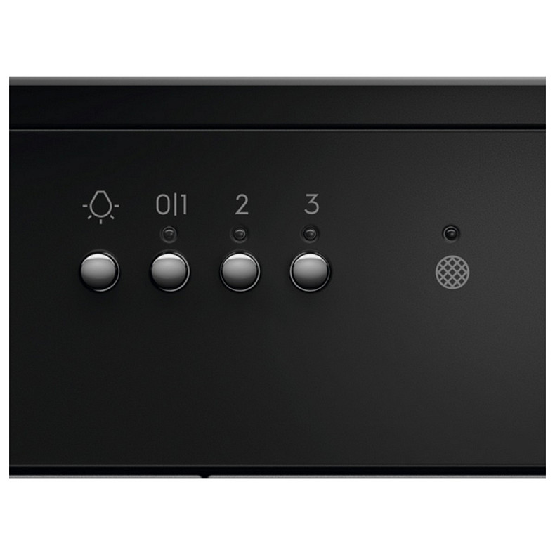 Витяжка Electrolux вбудована, 60см, 600м.куб/год., чорний