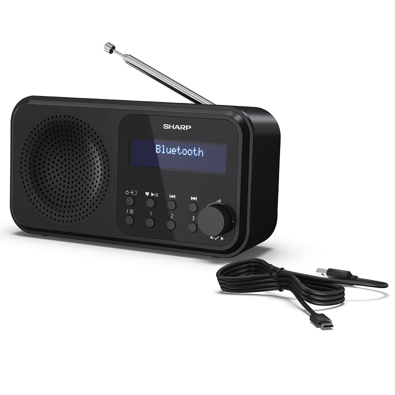 Радіоприймач Sharp DR-P420 Black