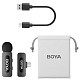 Бездротовий петличний мікрофон BOYA BY-V10 Type-C Black