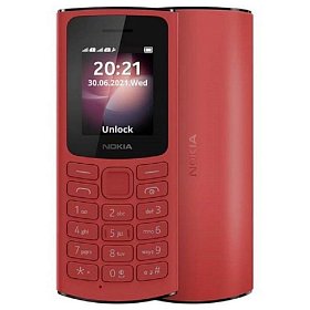 Мобильный телефон Nokia 105 2023 Dual Sim Red
