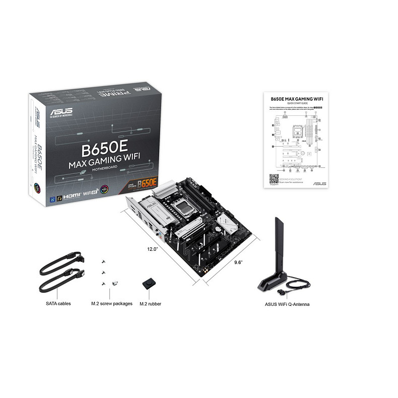 Материнская плата Asus B650E MAX Gaming WiFi Socket AM5