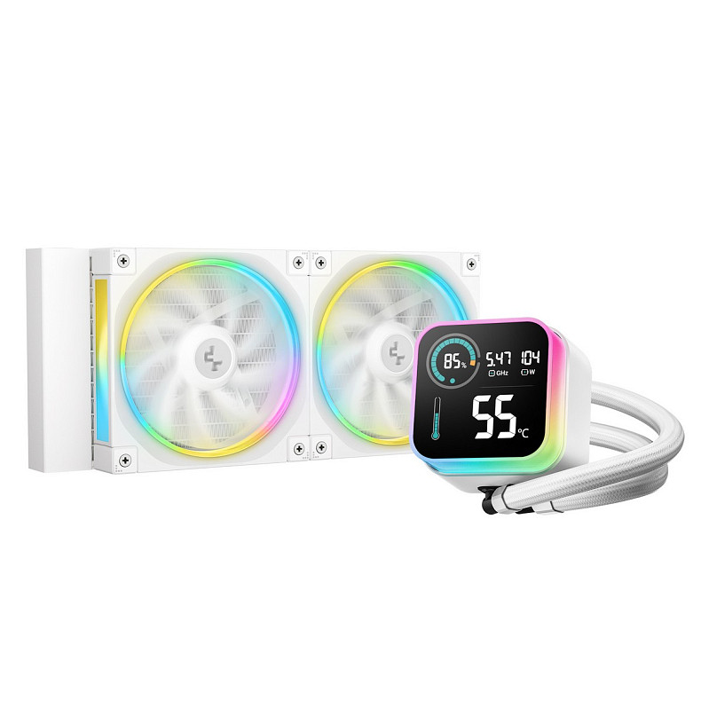 Система водяного охлаждения DeepCool LQ240 White (R-LQ240-WHDSMC-G-1)