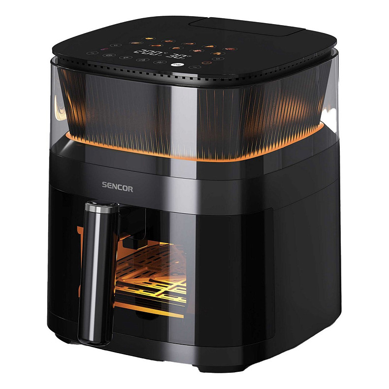 Мультипіч Sencor Vita, 1500Вт, чаша-5л, сенсорне керув., 10 програм, метал/пластик, з віконцем, чорн
