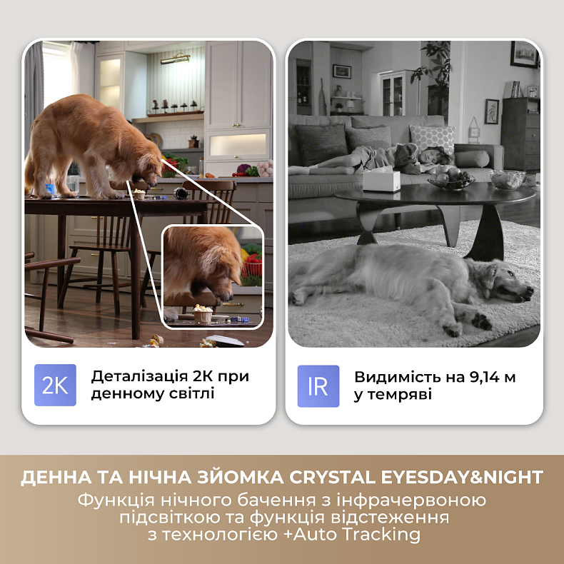 IP-камера Dreame NAVO Care 1 InCam 4MP (2K) Grey