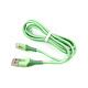 Кабель Dengos USB-USB Type-C 1м Mint (PLS-TC-IND-SOFT-MINT)