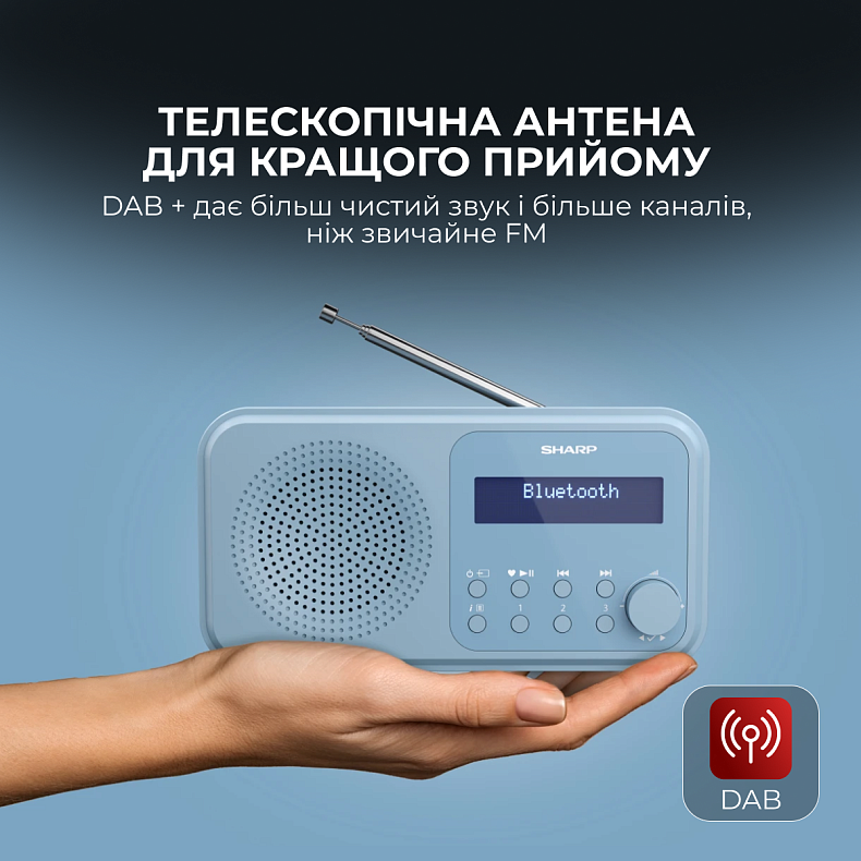 Радиоприемник Sharp DR-P420 Blue
