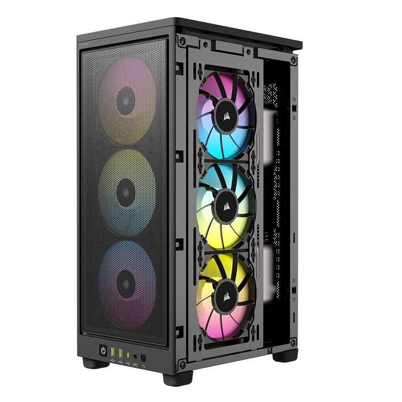 Корпус Corsair 2000D RGB Airflow Black (CC-9011246-WW) без БП