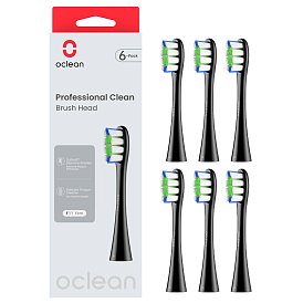 Насадка Oclean Professional Clean Brush Head P1C5 B06 6psc Black