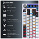 Клавіатура GamePro Asgard Valhalla QLAB Sakura Switch White With Display (MK160-W-D-QS-