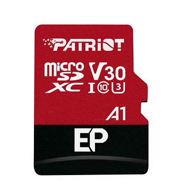 Карта пам'яті MicroSDXC 1TB UHS-I/U3 Class 10 Patriot EP A1 R90/W80MB/s + SD-adapter (PEF1TBEP31MCX)