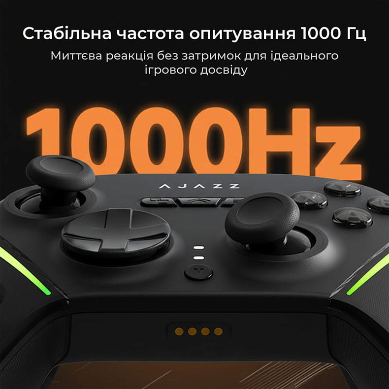 Бездротовий геймпад Ajazz GP100 Black (GP100-B)