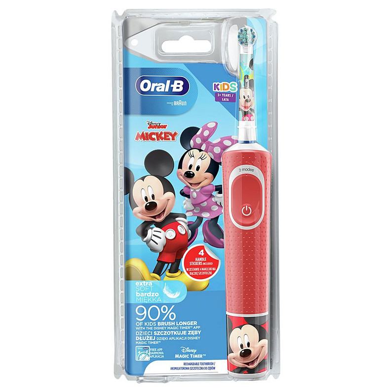 Зубная щетка Braun Oral-B D100.413.2K Mickey