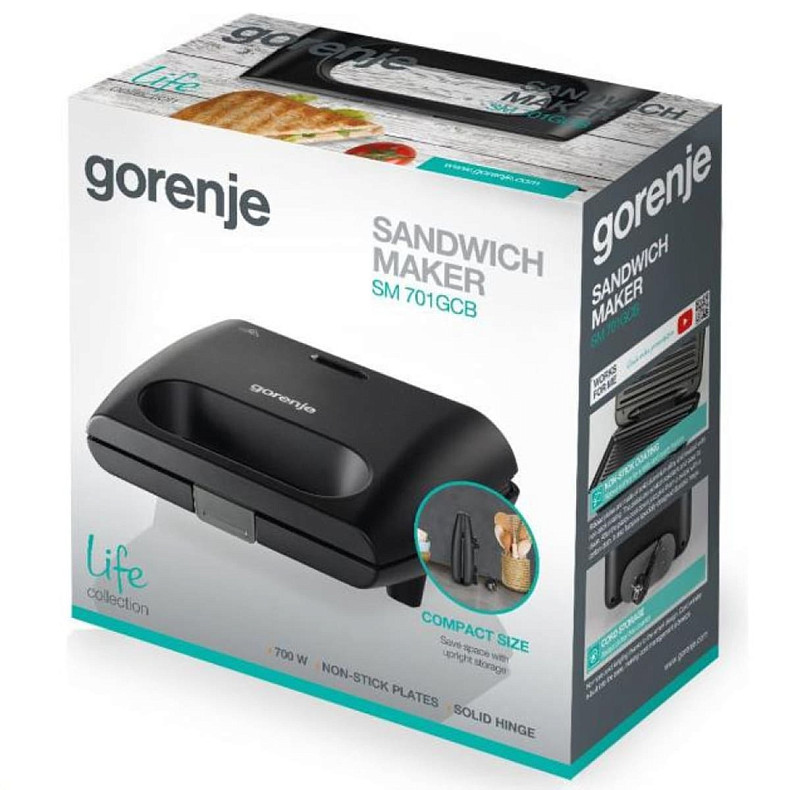 Бутербродниця Gorenje SM 701 GCB