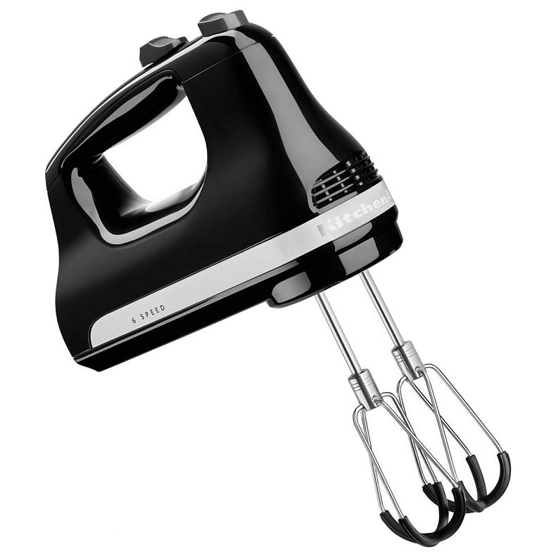 Миксер KitchenAid 5KHM6118EOB ручной 6 скоростей черный