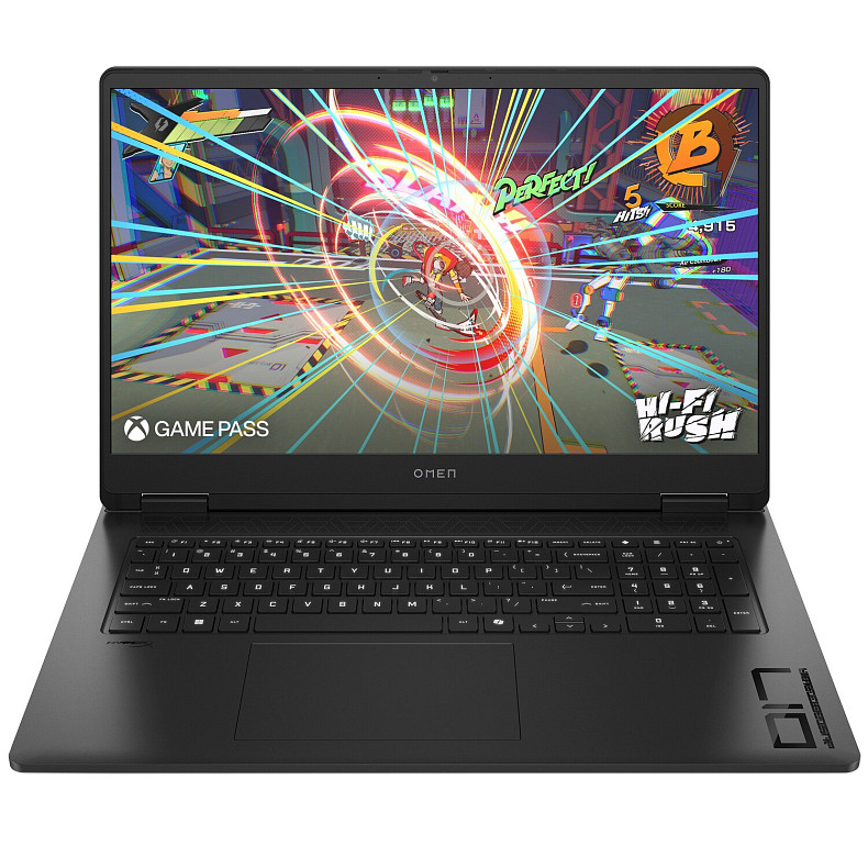 Ноутбук HP OMEN Gaming 17-db1013ua 17.3" FHD IPS,300n/Ryzen AI 9-365(5.0)/24Gb/SSD1TB/RTX5060,8GB/DOS/Чорний