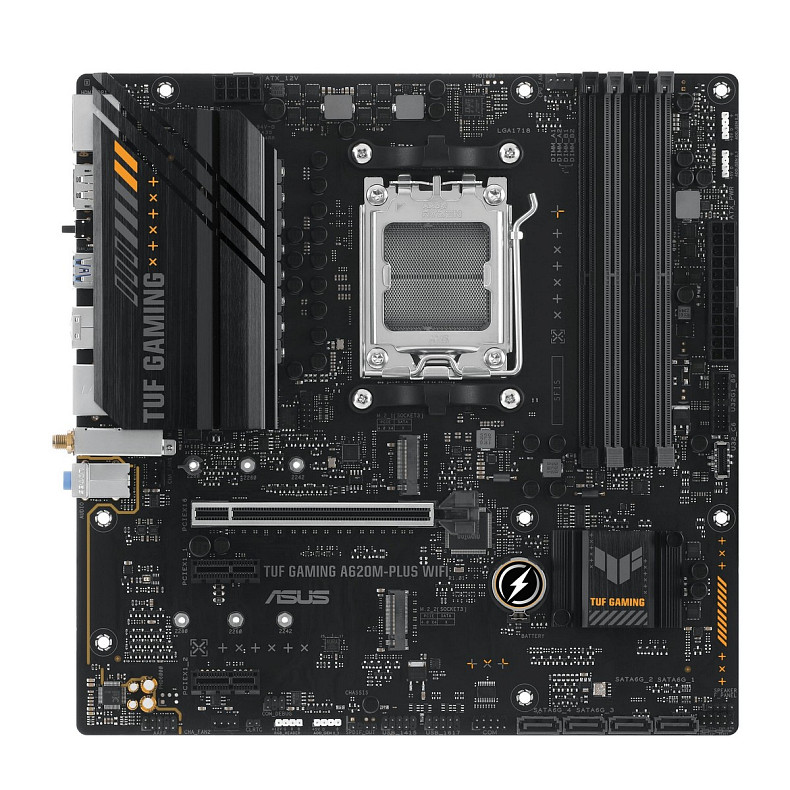 Материнская плата ASUS A620M-F GAMING WIFI sAM5 A620 4xDDR5 HDMI DP Wi-Fi BT mATX