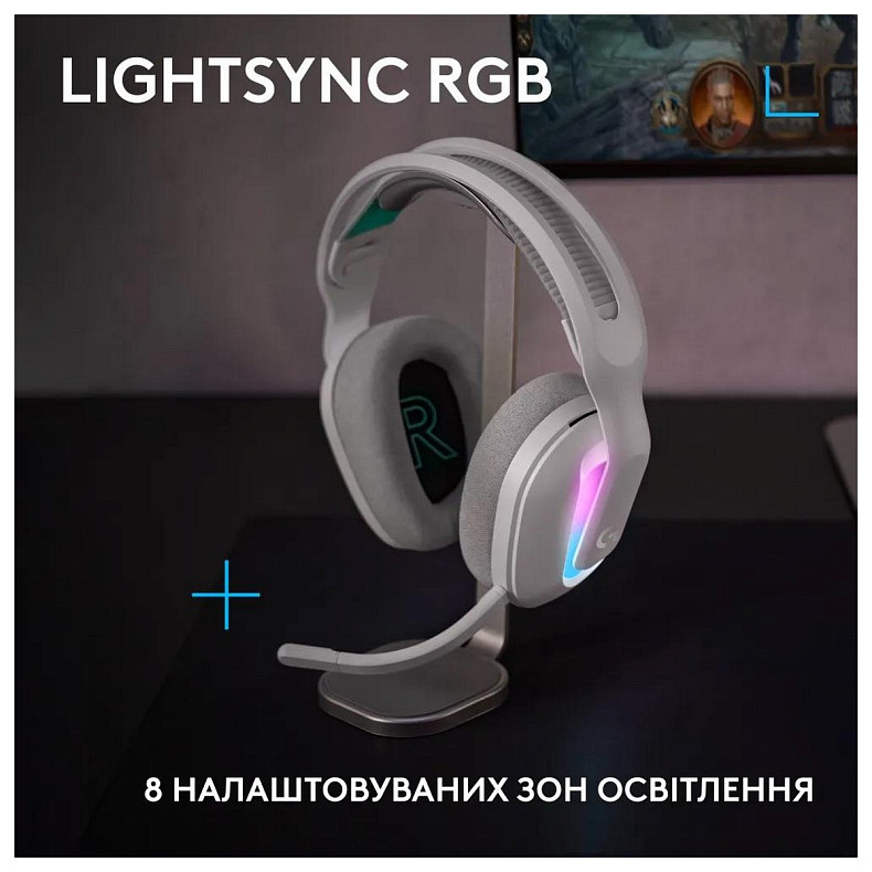 Гарнитура Logitech G522 LightSpeed Wireless Gaming Headset White (981-001550)