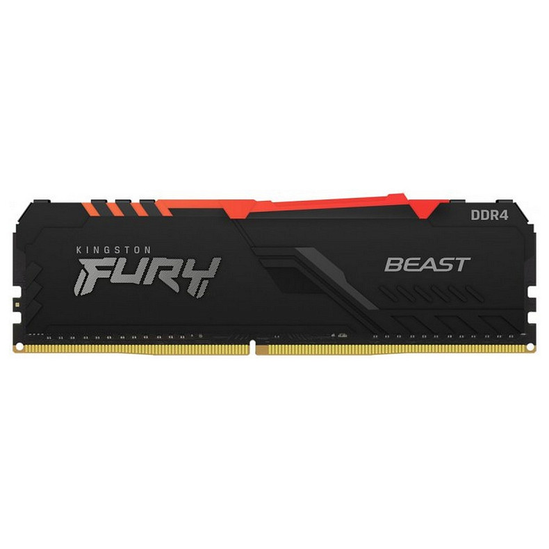 ОЗП Kingston DDR4 16GB 3200 FURY Beast RGB (KF432C16BBA/16)