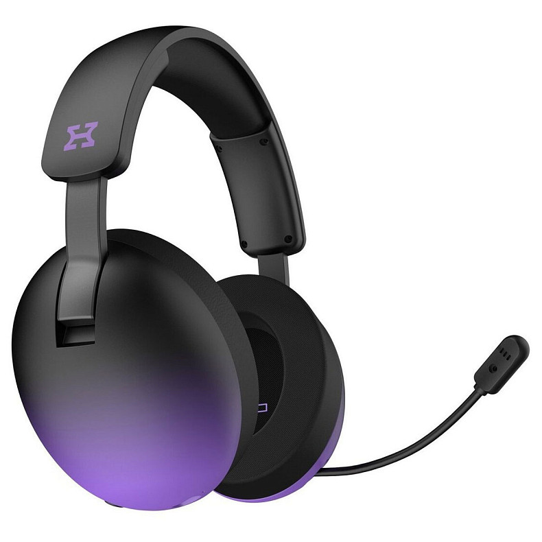Ігрова гарнітура Hator Hellyberry HH30 PRO Wireless Black\Violet Gradient