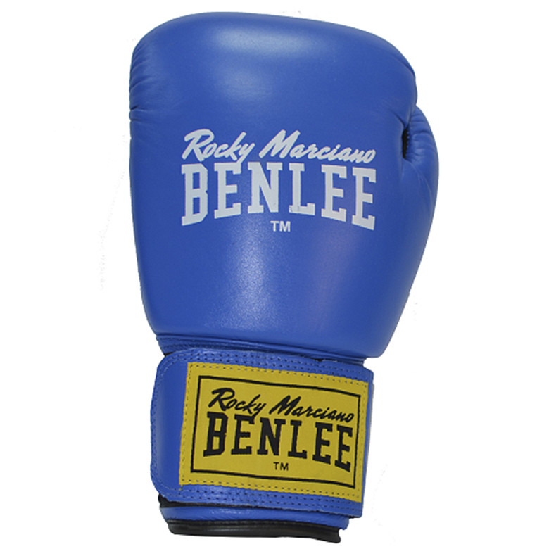 Перчатки боксерские Benlee FIGHTER 10oz /Кожа /сине-черные