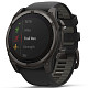 Спортивные часы GARMIN Fenix 8 51mm Sapphire Solar Carbon Gray DLC Titanium with Black Silicone Band