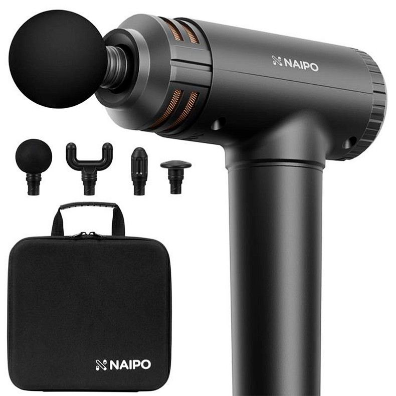 Массажер перкуссионный ручной Naipo (NPMGUN-K5)