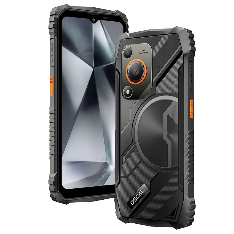 Смартфон Oscal Marine 1 4/128GB Black