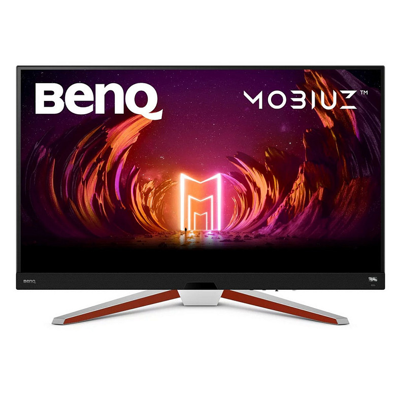 TFT 32" BenQ EX3210U, 4K UHD, IPS, 144Hz, 1 мс, HDMI, DP, USB-hub, HAS, колонки, белый