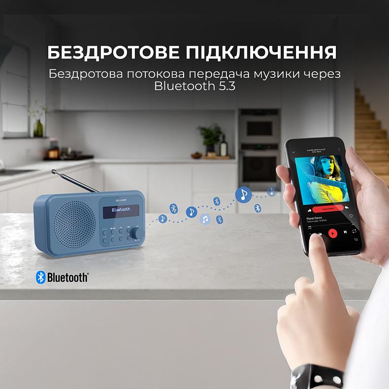 Радиоприемник Sharp DR-P420 Blue