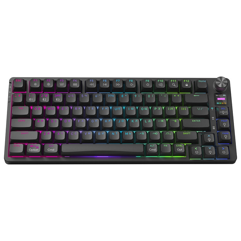 Клавіатура Hator Icefall PRO Wireless, TFT display Black (HTK450UA)