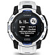 Спортивные часы Garmin Instinct 3 45mm Solar Whitestone with Whitestone/Bolt Blue Silicone (010-02934-43)