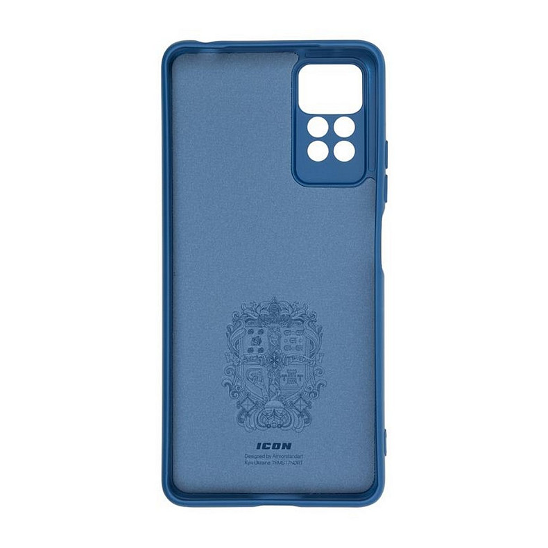 Чохол-накладка Armorstandart Icon для Xiaomi Redmi Note 12 Pro 4G Camera cover Dark Blue (ARM69373)