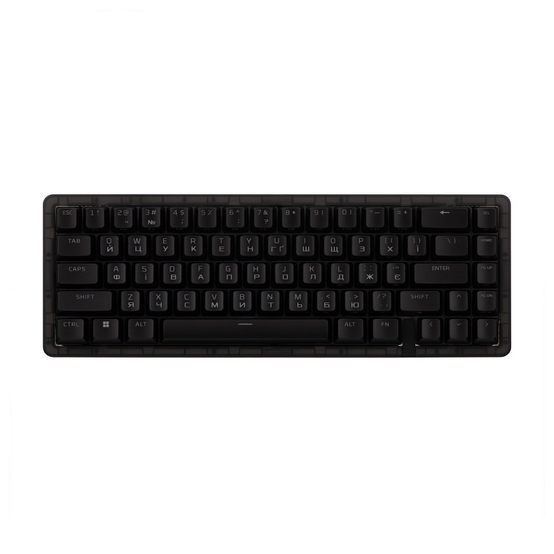 Клавіатура HyperX Alloy Origins 2 65key, Red, USB-A, Hot-Swap, EN/UA, RGB, чорний