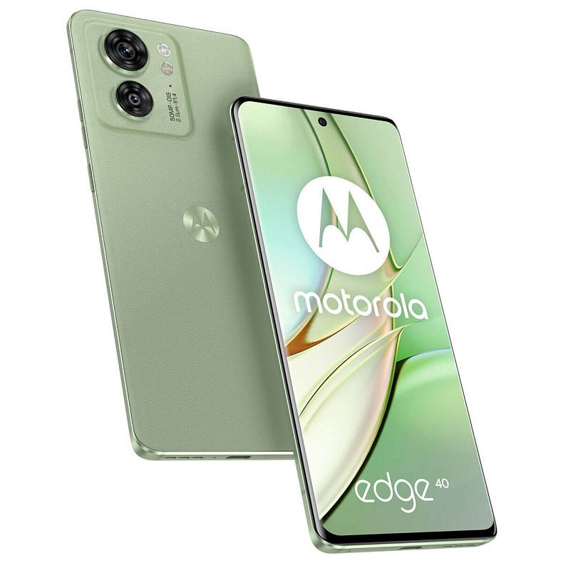 Смартфон Motorola Moto Edge 40 8/256GB Dual Sim Nebula Green (PAY40086RS)