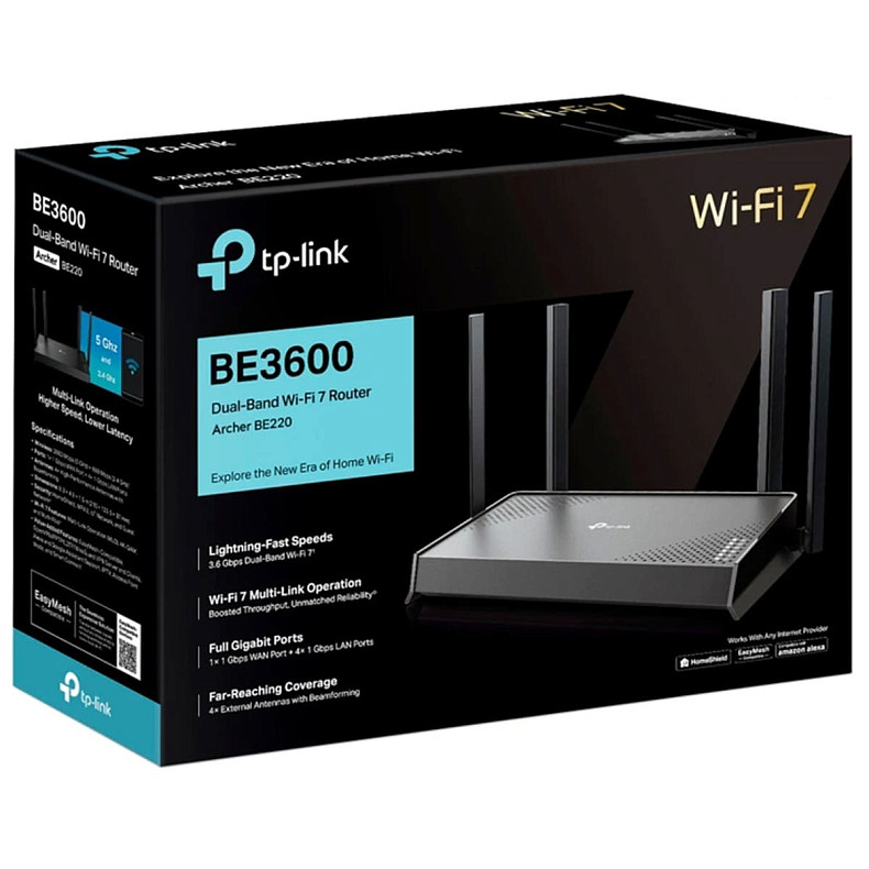 Wi-Fi роутер TP-Link Archer BE220