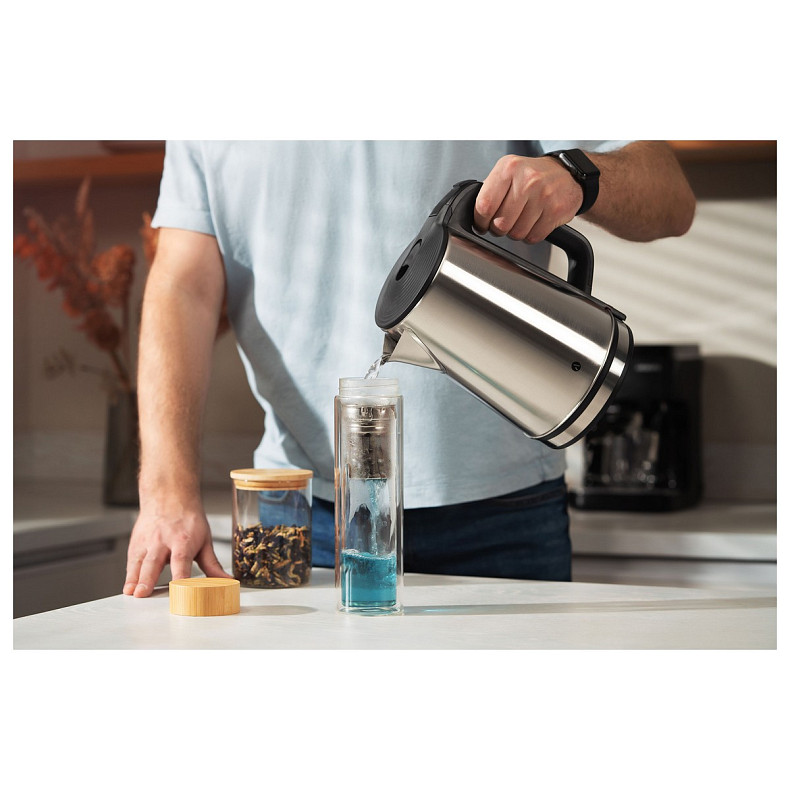 Електрочайник Ardesto 2.2л, нерж. сталь,  сріблястий