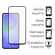 Защитное стекло Dengos для Samsung Galaxy A36 5G SM-A366 Black Full Glue (DG-TG2P-68) 2шт