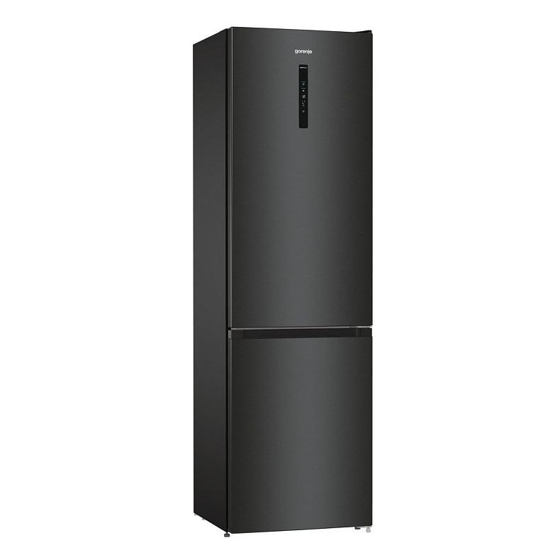 Холодильник с нижней морозильной камерой Gorenje NRK620EABXL4, 200х60х60см, 2 двери, 235(96)л, А++, Total